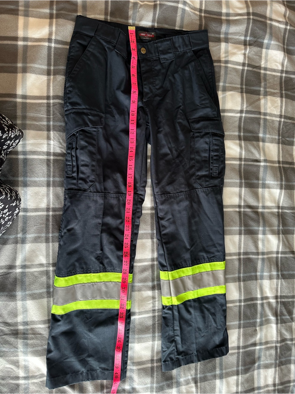 Tru-spec tactical pants with reflective strips